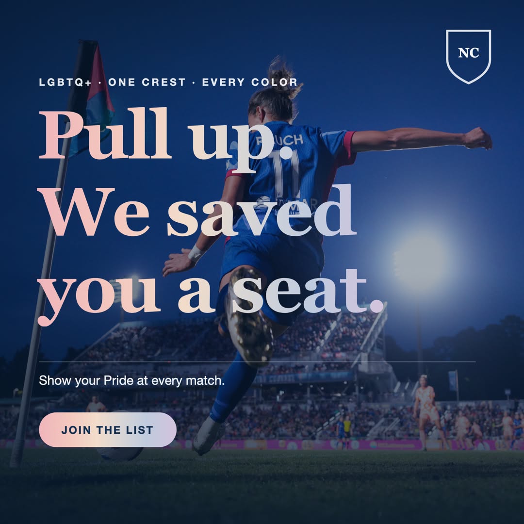 Creative from TGG | NC Courage | LGBTQ+ Email Signup | Always-On | 052626
