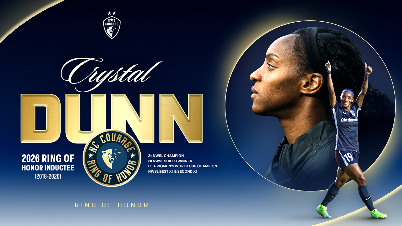 Creative from NCC | Event | Ring of Honor at the NC Courage Match