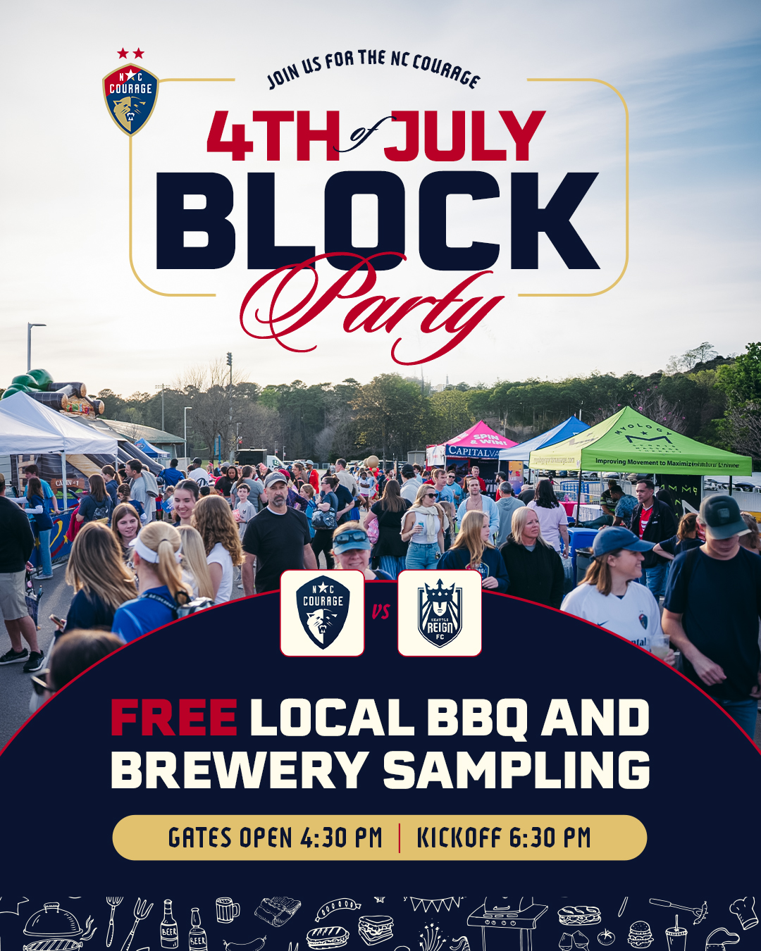 Creative from NCC | Marketing | 4th of July Block Party