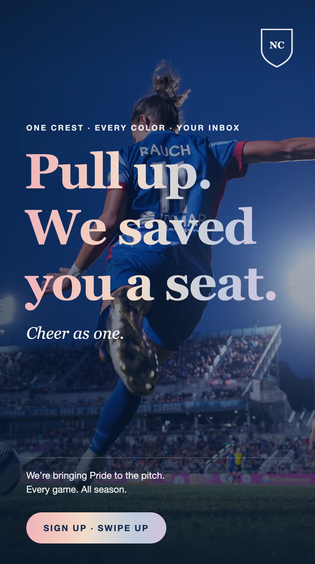 Creative from TGG | NC Courage | LGBTQ+ Email Signup | Always-On | 052626